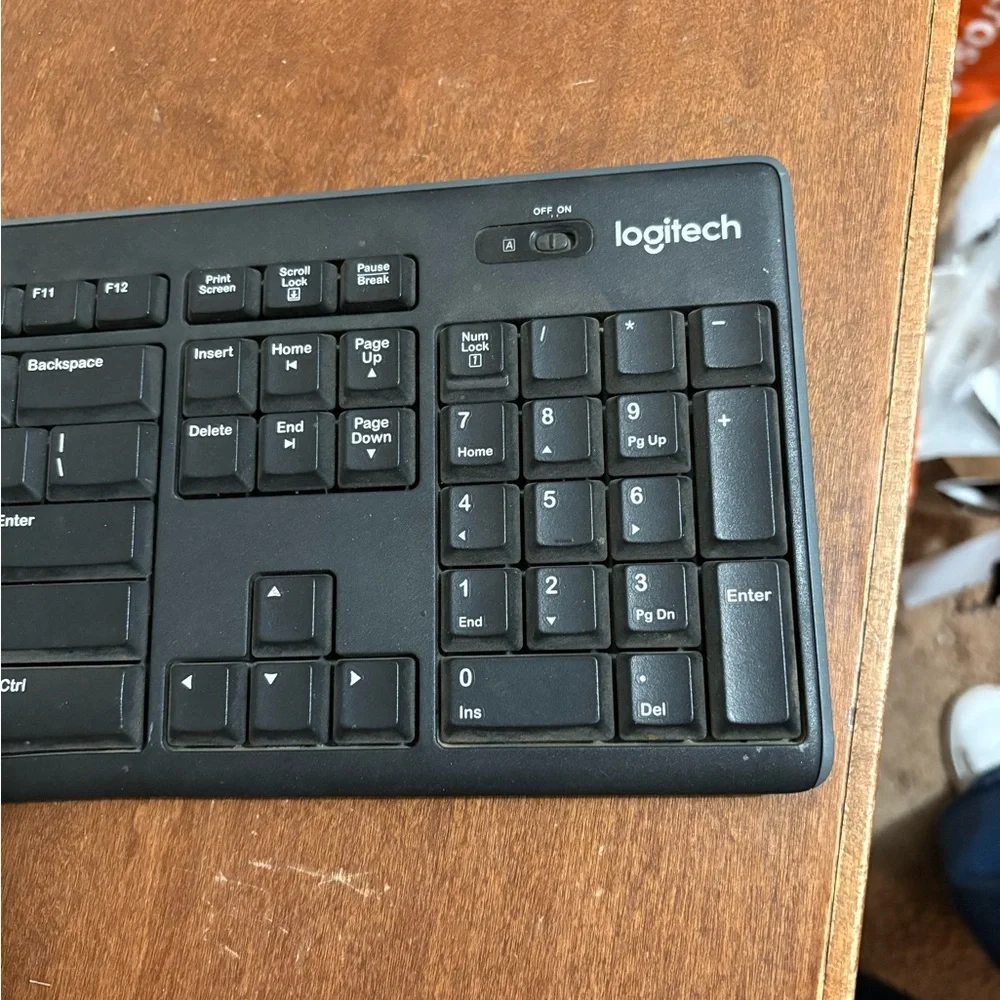Logitech Black Wireless Keyboard